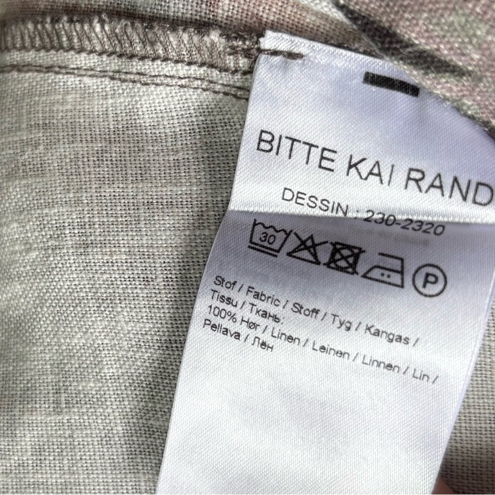 Bitte Kai Rand Asymmetric Linen Jacket. Large. - Picture 4 of 5